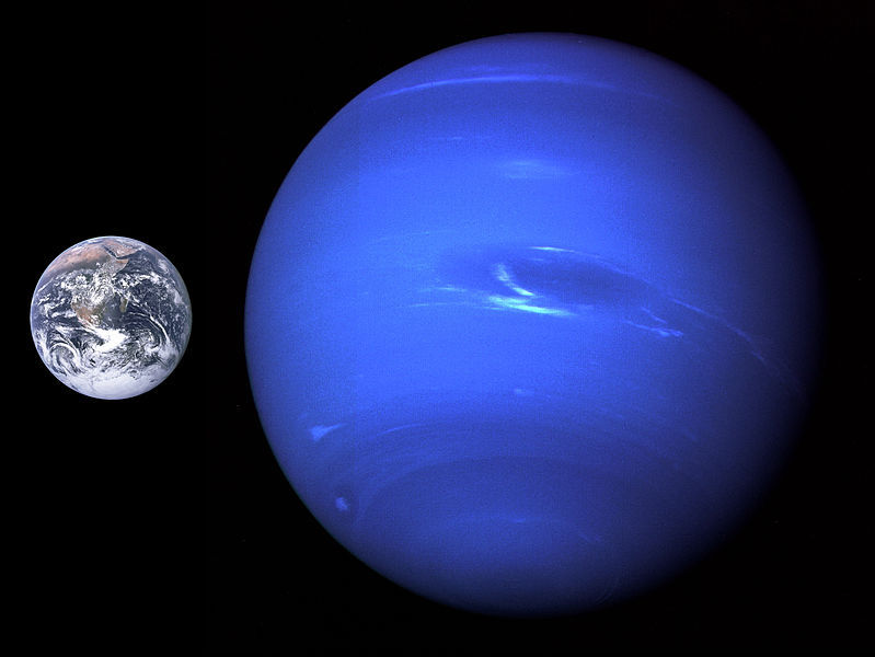 astronomyblog:  Comparison of the planets of the solar system, Pluto and Sun in relation