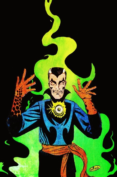 boomerstarkiller67: Dr. Strange - art by Steve Ditko (1963)