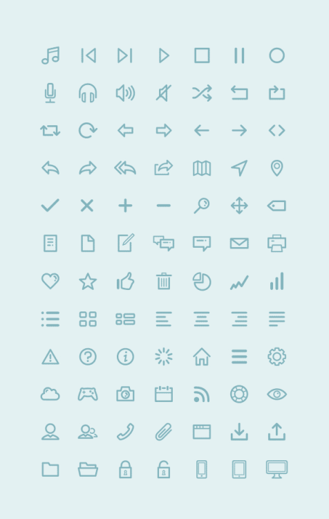 Free Icon Set (Photoshop, Illustrator, Webfont) by Amit Jakhu More of the about the free icon set on WE AND THE COLOR.
Design and Graphic Design on WE AND THE COLOR
WATC//Facebook//Twitter//Google+//Pinterest