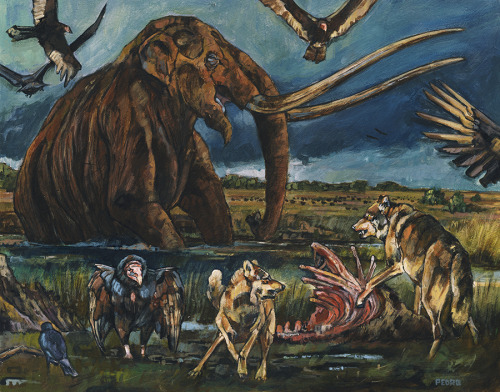 knifeagainstclaw:TAR PIT, ACRYLIC ON PANEL, 11&quot;X14&quot;, © ANTHONY PEDRO 