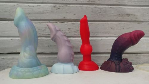 fuckeduplittlefox:My current Bad Dragon collection, excluding my XL Ika that is still being madeFrom