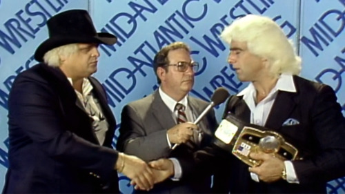 fishbulbsuplex:  Dusty Rhodes vs. Ric Flair  One of the greatest rivalries ever…