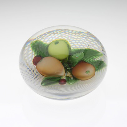 Paperweights, 1845-1860. Glass. Made in France, Clichy Glassworks, Cristalleries de Saint-Louis, Bac