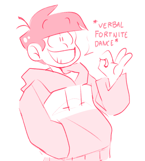 alienhearted: no caption just osomatsu and his verbal fortnite dancesedit: i shouldn’t have to