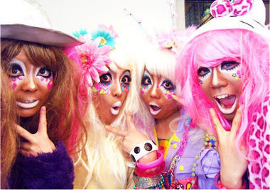 the-milk-eyed-mender:  princess-soda:  nyx-alexandra:  adolf-kitler:  nyx-alexandra:  These pictures are of the Japanese street style called Ganguro. Wanna know why Ganguro kicks ass? It’s a rebellion against the Japanese beauty standards of pale skin,