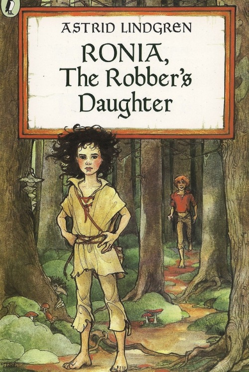 we-are-rogue:Ronja the Robber’s Daughter (1981) is a Swedish children’s book by Astrid Lindgren. Ron