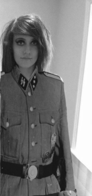 swastika-sweetie:  Awww look how cute I look in my uniform 
