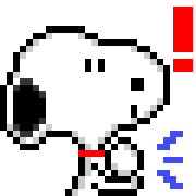 Snoopy Pixel Animated Emoji By SNOOPY