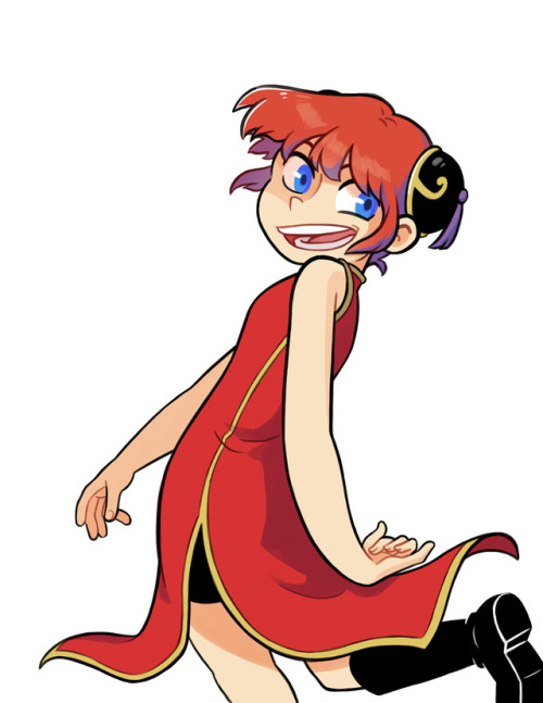 a doodle that accidentally turned into kagura