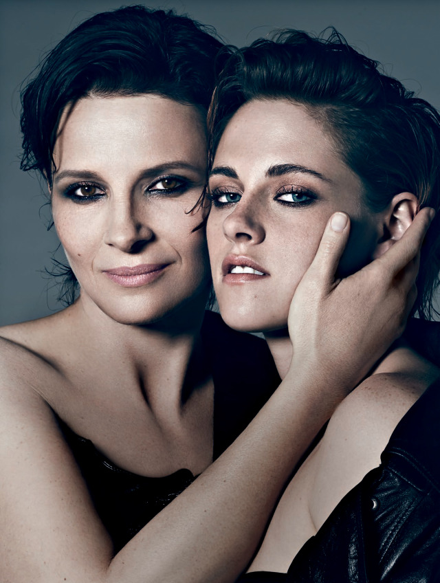 Kristen Stewart and Juliette Binoche for Interview Magazine