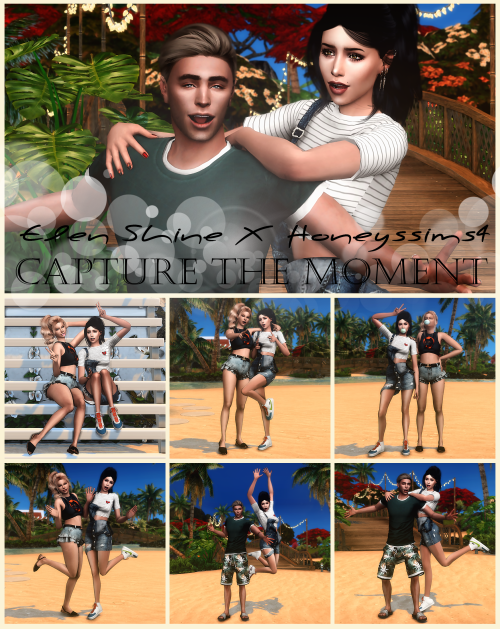 Elen Shine x HoneysSims4 CollaborationCapture the moment You get:12 couple poses + all in oneYou nee