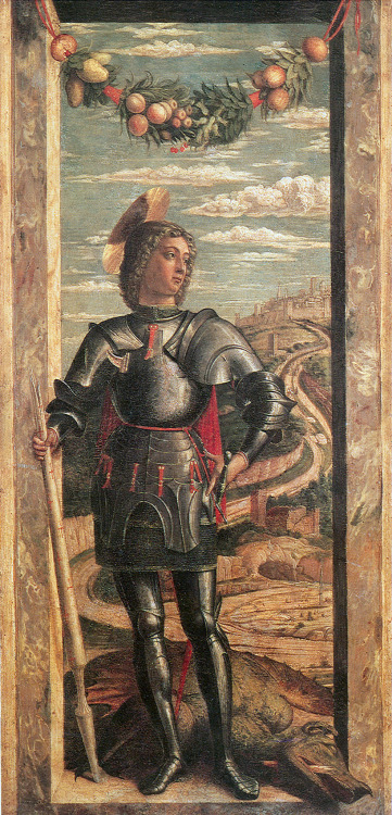 artist-mantegna:  St. George, 1467, Andrea