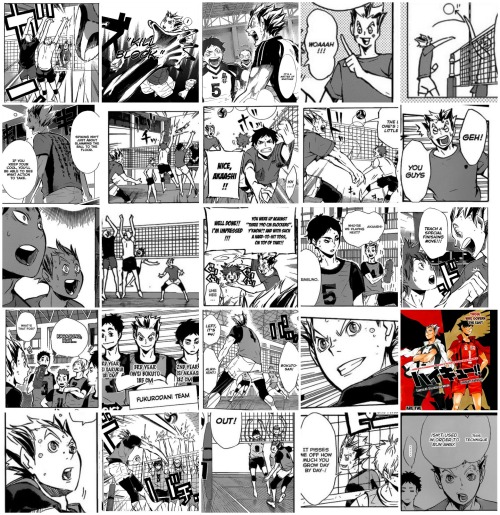 mausalen: I fucking did it, 243 panels in total Bokuto’s appearances in the manga. EVERY. FUCK