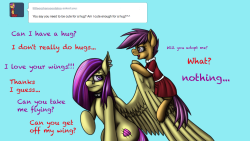 askearthairandmagic:  Strings: I’m… not that great with kids…  x3