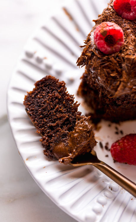 sweetoothgirl: Easy Single Layer Chocolate Cake