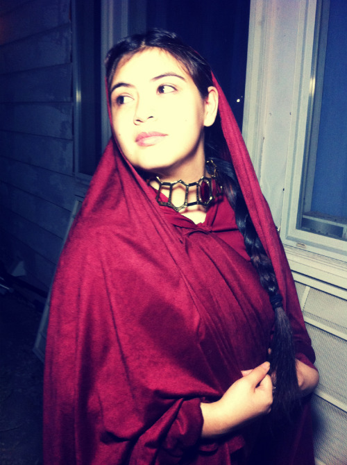 This is my Melisandre cosplay. The costume was made by myself. A friend of mine helped with the cost