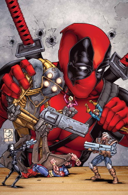 browsethestacks:  Comic - Deadpool vs X-Force  #03 (Shane Davis Cover)  provocative-verbalist