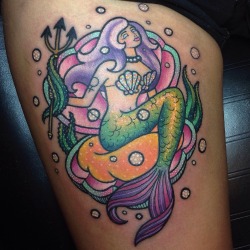 fuckyeahtattoos:  Tattoo by Kelly McGrath of Art Alive Tattoo Studio in Archdale, NC.  Instagram // @kellymcgrathart  kellymcgrathart.com