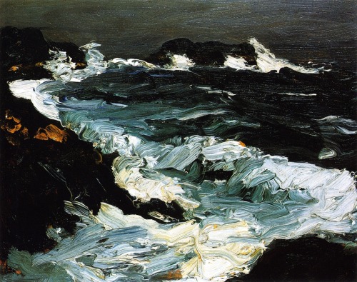 Rough Seas Near Lobster Point, by Robert Henri, private collection.