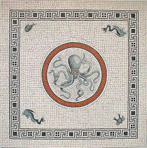 colin-vian:    Sealife Mosaic from the House of the Dancing Faun in Pompeii