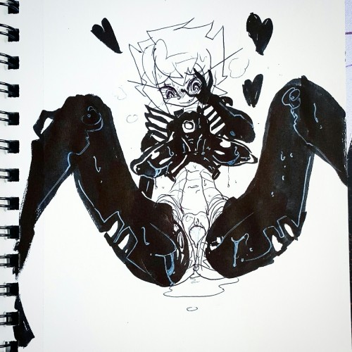 gynoidherring:  Giftart for @cibastion OC ‘Vulnicura’ 