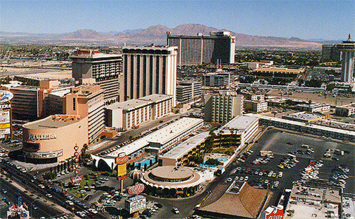 Vintage Las Vegas — Las Vegas, 1988. Two postcards showing Riviera