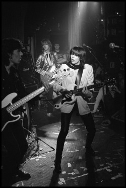 soundsof71:  Chrissie Hynde of the Pretenders, Nashville Rooms, London, by David Corio. 