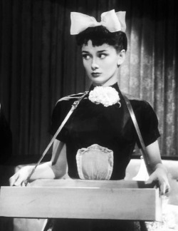 missingaudrey:  Audrey Hepburn in Laughter in Paradise, 1951 