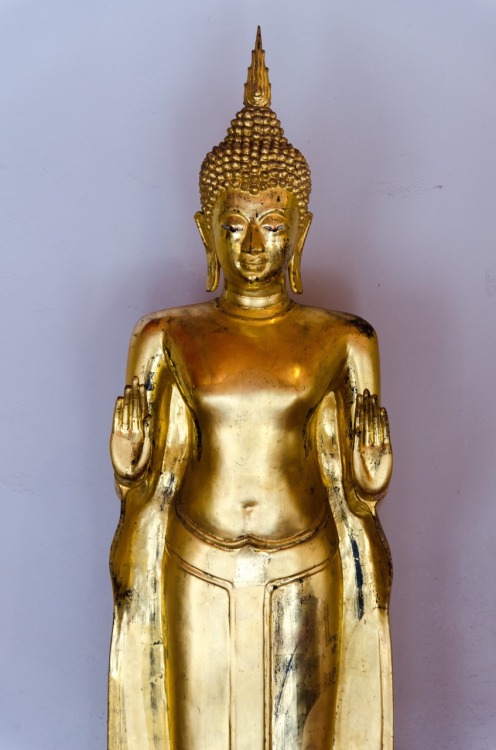 One of over 400 images of Buddha at Wat Pho in Bangkok, Thailand.