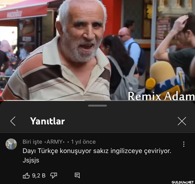 Yanıtlar Remix Adam x Biri...