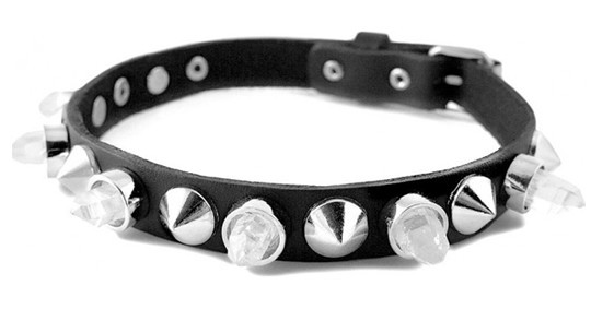 beserkclothing:  ☽ KILLSTAR ☾ Crystal Choker Buy now on + Beserk +