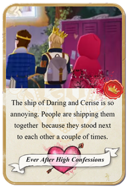 everafterhighconfessions:  The ship of Daring