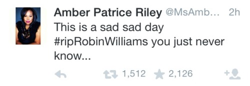 everyb0dysucks:  Glee Cast tweets about Robin Williams