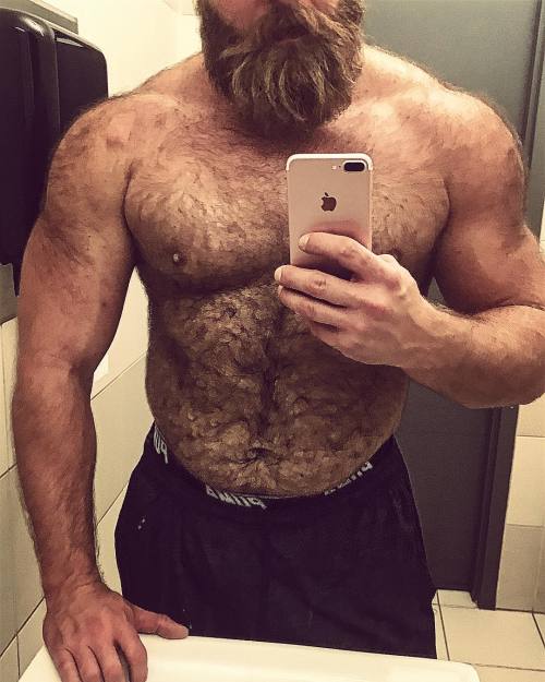 bigfurtime: ultra-masculine: Dale (@drut007 on IG) Christ Almighty