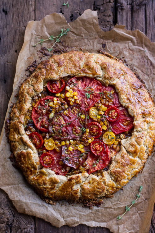 Porn photo foodffs:  Caramelized Corn and Heirloom Tomato