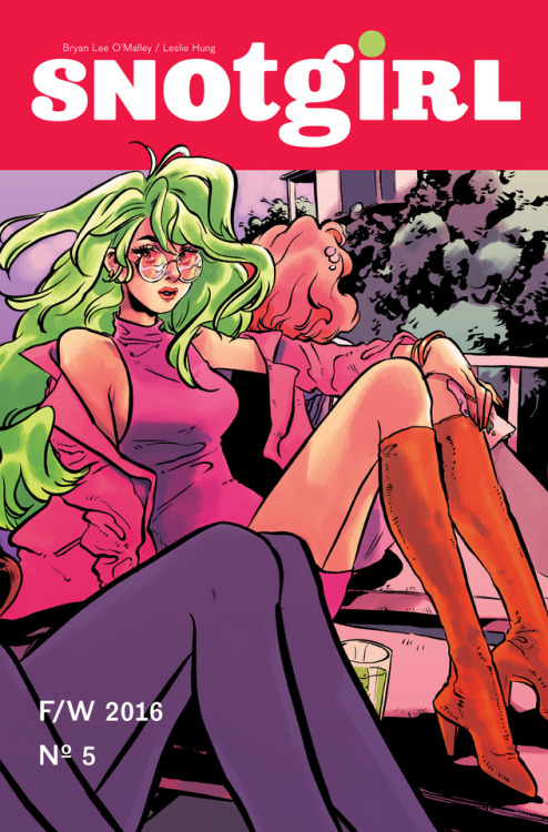 radiomaru:All eight of Leslie’s Snotgirl covers so far.(Volume 1: Green Hair Don’t Care covers the