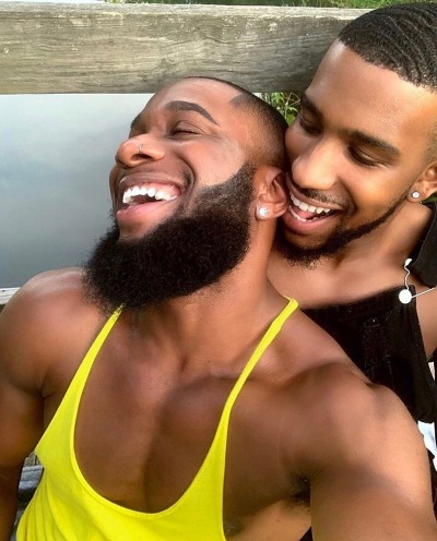 :In photo LAURENT DIOR w/bae @laurentdior Follow Blaqhomme LOVING LOUDLY by ©️Blaqhomme “For black and brown queer men, loving out loud is a beautiful and touching sight to behold. It can also be frightening and even dangerous. To love is to be courageous