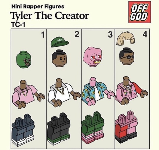 Tyler the Creator IGOR Lego figures! #tylerthecreator #rap #hiphop