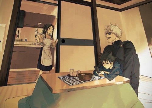 Oh Nothing Just Thinking About Dad Gojo.. 