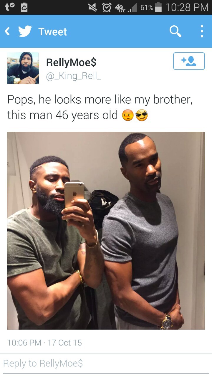 barbellblr:  lepreax:  WHO IS THE DAD? WHO IS THE SON? WHICH ONE OF Y’ALL GON LET