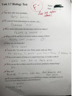 memeufacturing:  demoniicpossession:  memeufacturing:  askfemsnakefrance:  probably-wearing-headphones:  ndnprct3:  memeufacturing:  this one kid’s test answers are so funny xD you won’t BELIEVE how clever they are  Oh  Oh my god  either this is a