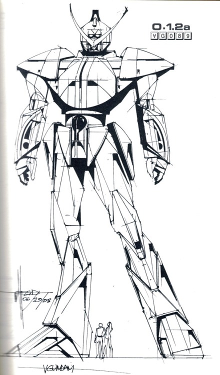justinfromny:Syd Mead Concept Art for Turn A Gundam