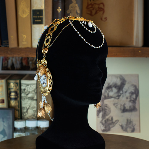 Another Art Nouveau Headdress Is Available On My Etsy Shop : The Selene Headdress.This Is A Unique Piece
