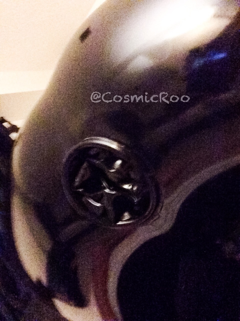 cosmicroo:  decided to be rubbered inside and out tonight ;) so… sheath shorts