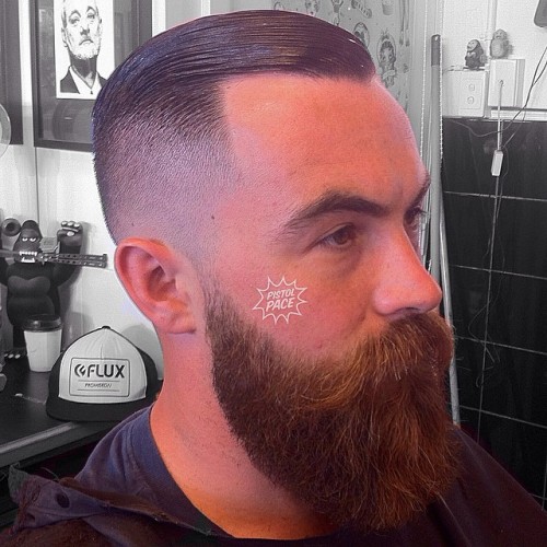 vintagebarbershop: @pistol_pace The Clean Up #barber #barbergvng #barberlife #beard #beardlife #bear