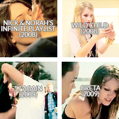 babasgirlfriend:  youareinllove:  Teenage movies through the years.  They’re literally all white
