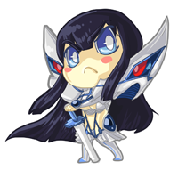 kiwiburrr:  Kill la Kill Chibis! Click on them for a very important message ovo  Gunna make them into keychains/buttons and they will be a part of my next giveaway on my main blog! Look forward to that ^u^  chibies! <3 <3 <3