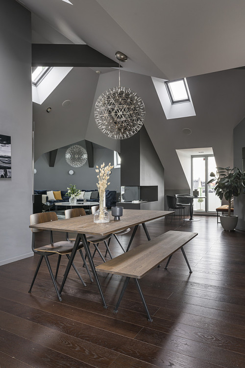 thenordroom:Scandi penthouse in grey tonesTHENORDROOM.COM - INSTAGRAM - PINTEREST - FACEBOOK