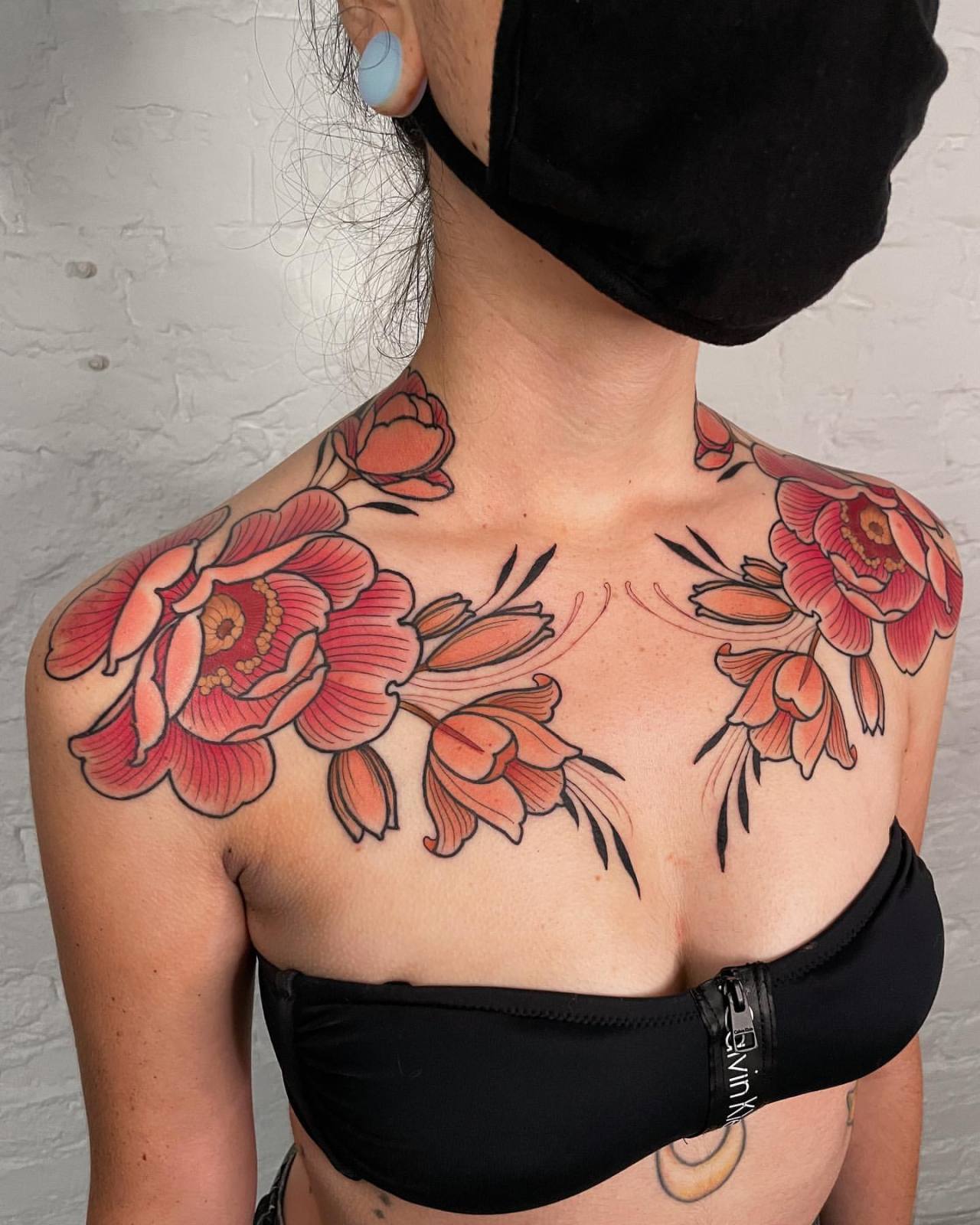 50 Classic Flowers Tattoos For Chest  Tattoo Designs  TattoosBagcom