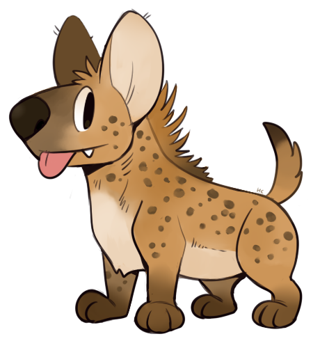 I doodle hyenas a lot!